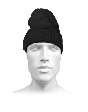 Unisex acrylic  self Designer Cap black